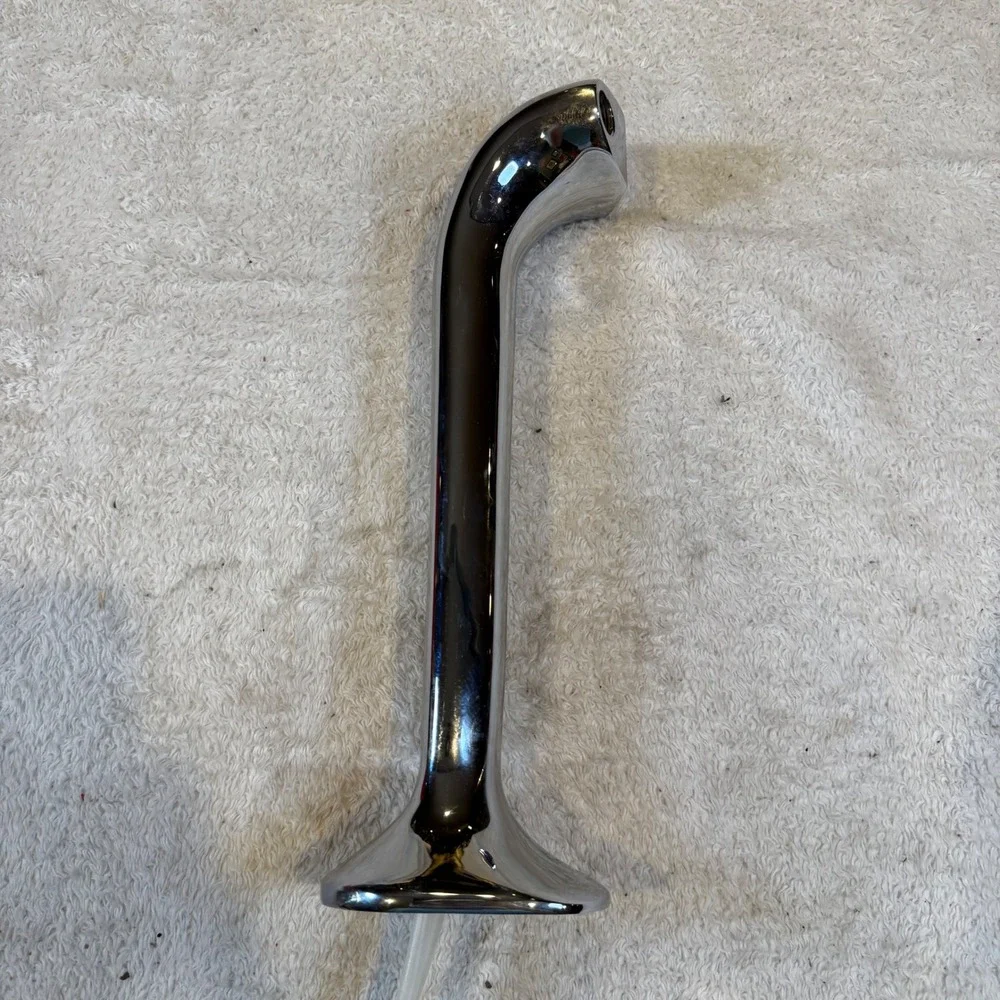 CEM Draft Beer Tower Single Column 2 Tap Chrome Milano Home Bar Kegerator 14.5